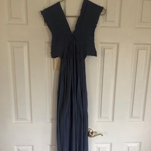 Denim Blue Maxi Dress